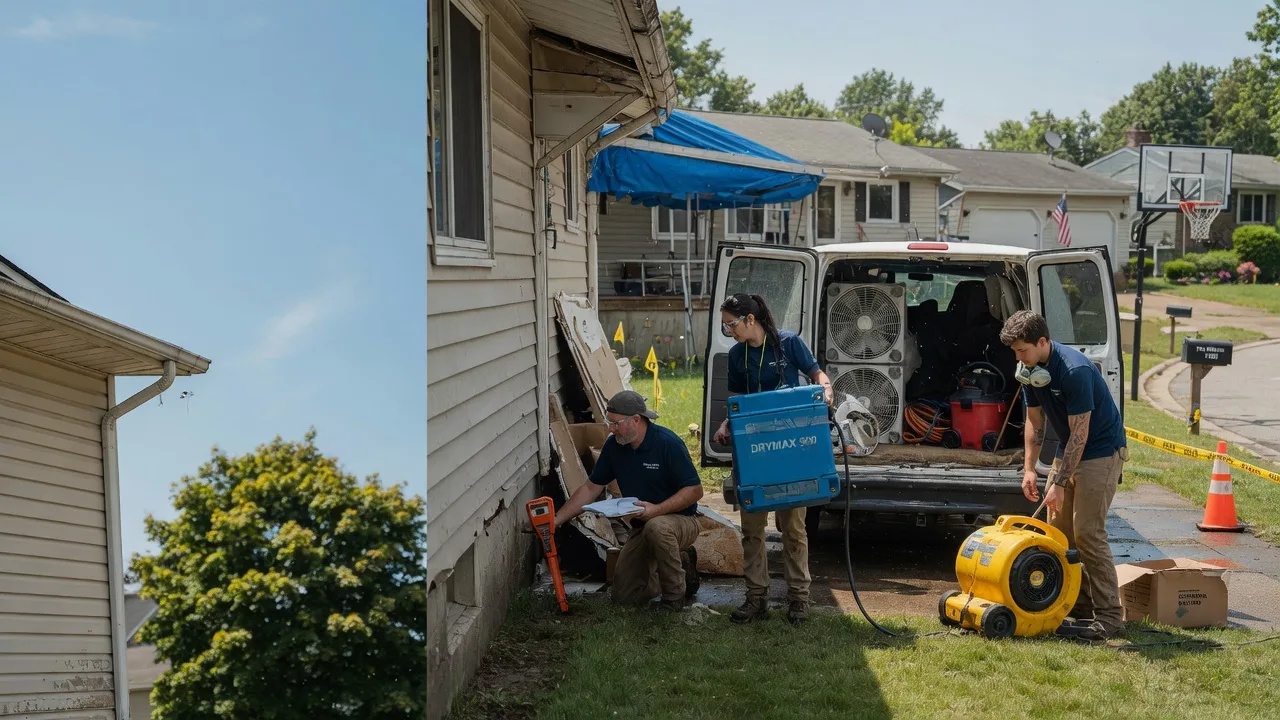 Ceiling Leak Cleanup in Hermitage, PA near me
